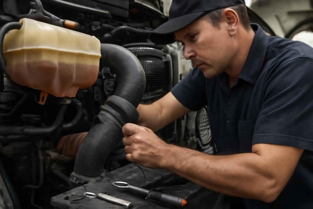 Falhas no sistema de arrefecimento de caminhões 