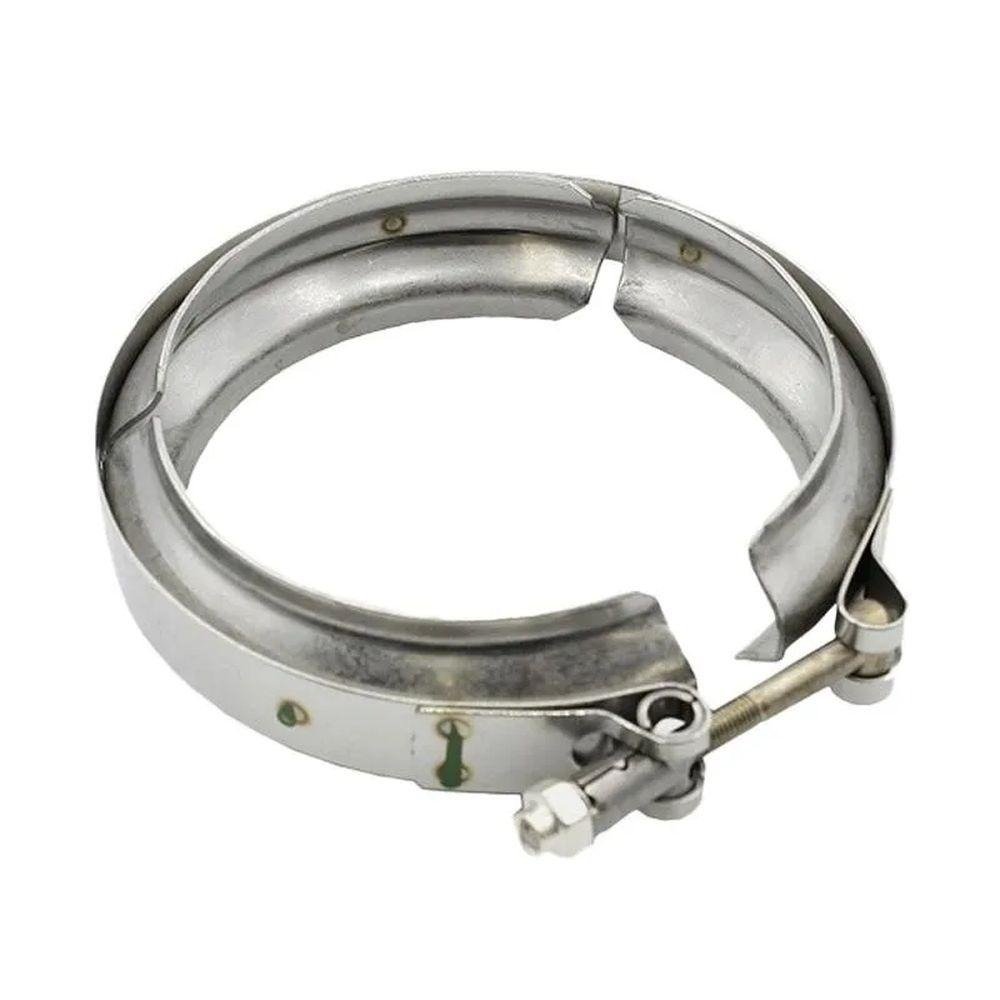 Instalação de abraçadeiras de metal